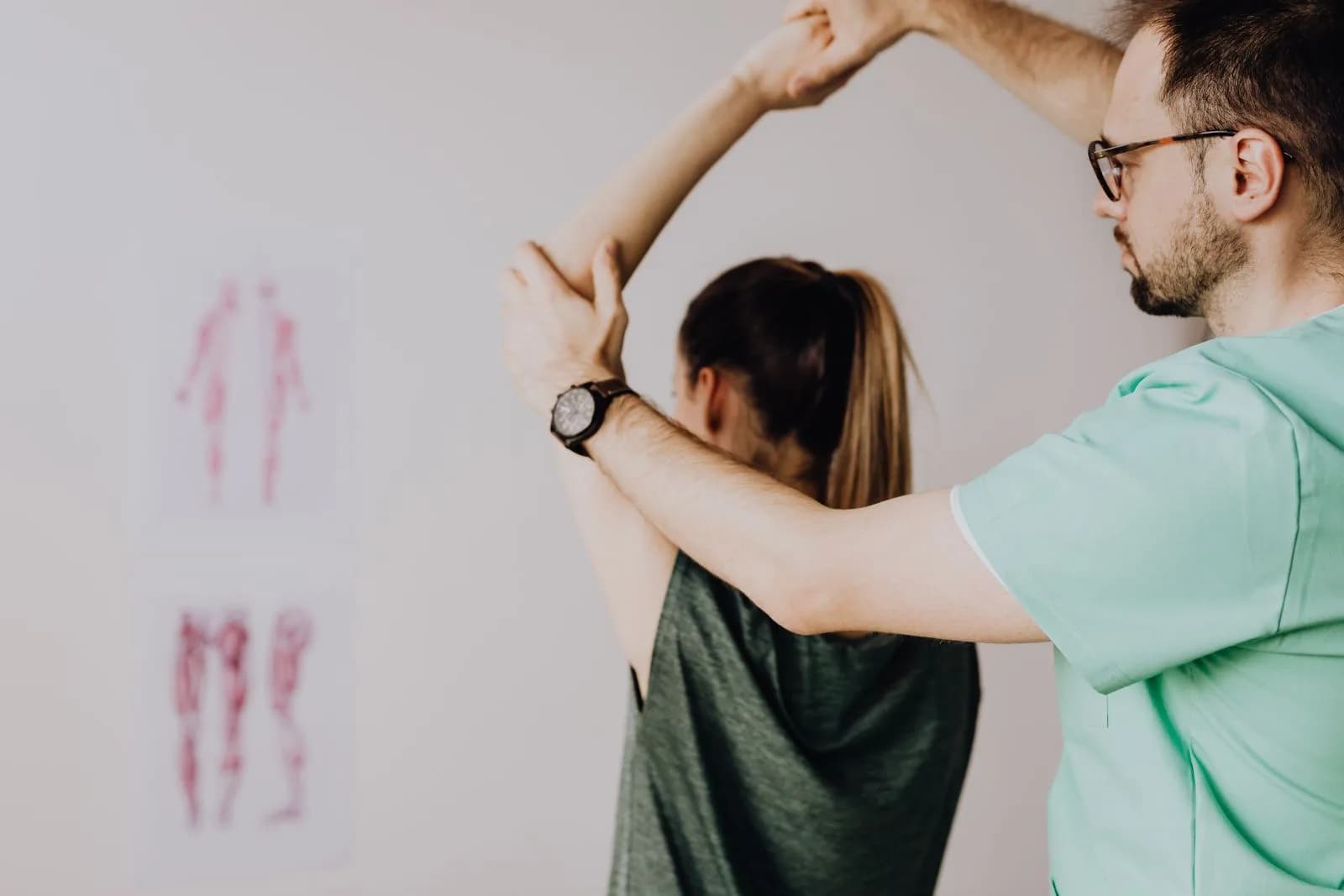 Physical therapist helping patient — Healthcare & Medical marketing by TML Agency