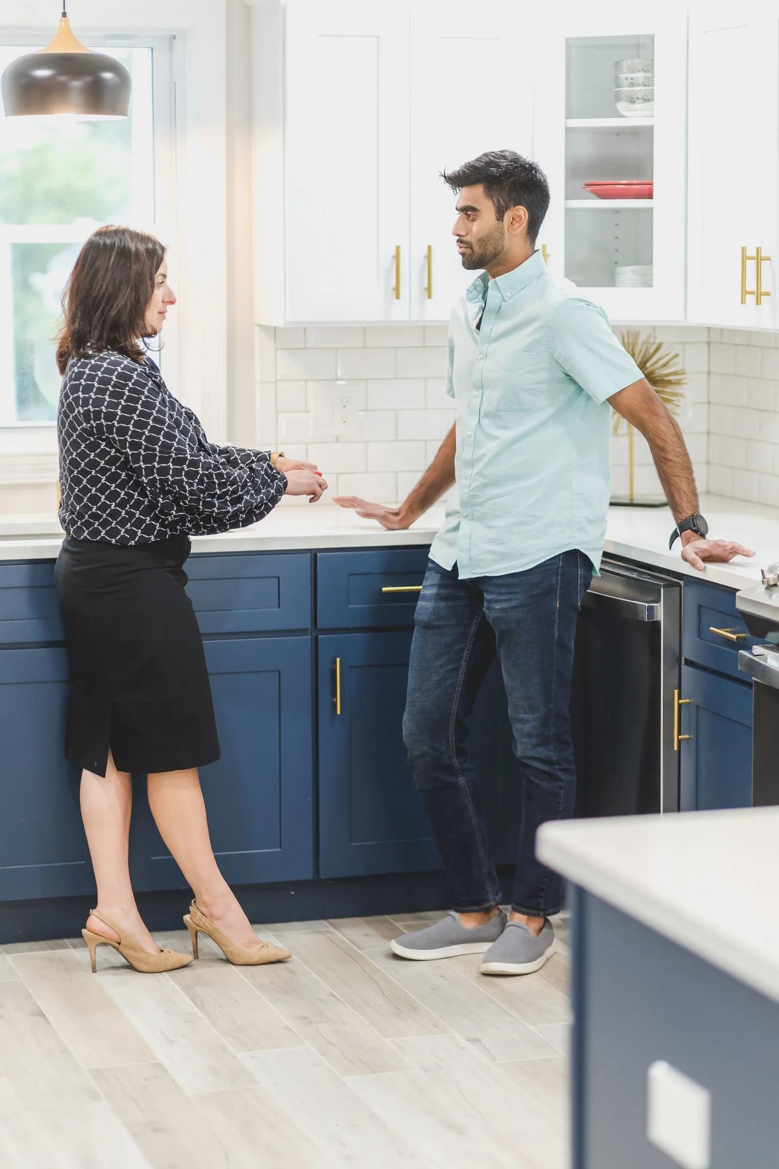 Leasing agent apartment tour — Property Management marketing by TML Agency