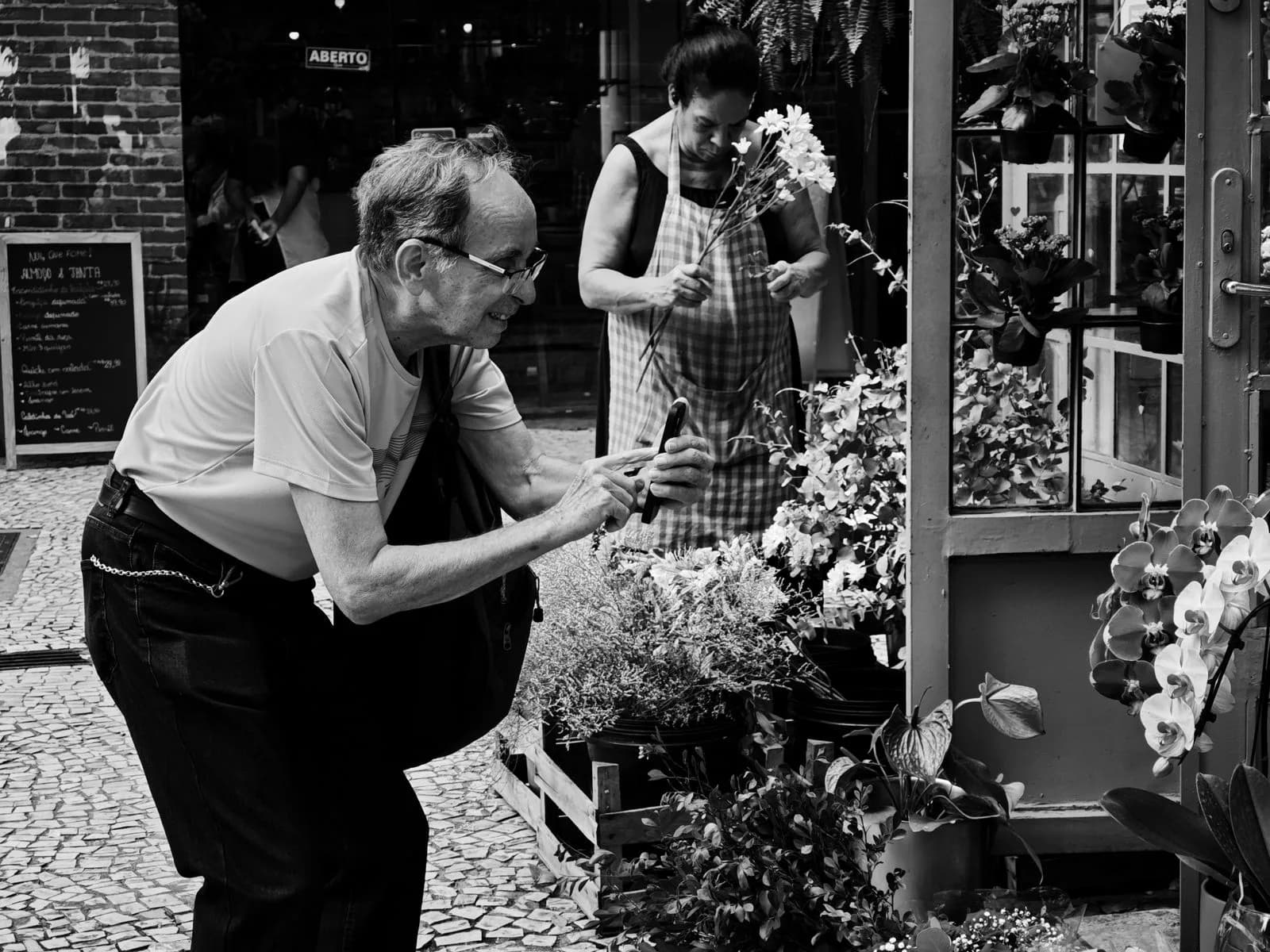 Customer choosing flowers — Florists & Flower Shops marketing by TML Agency