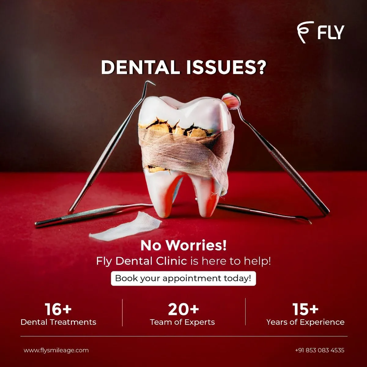 Dental Clinic Ad — Graphic Design by TML Agency