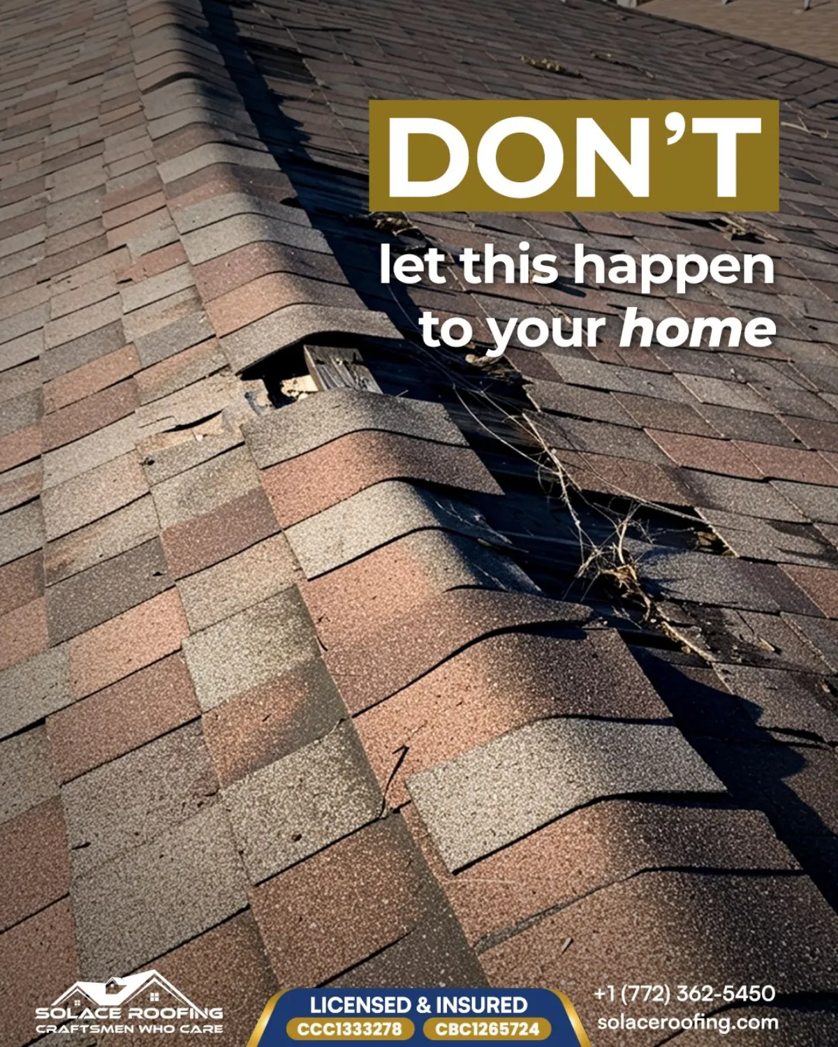 Roofing Company Ad — Advertising by TML Agency