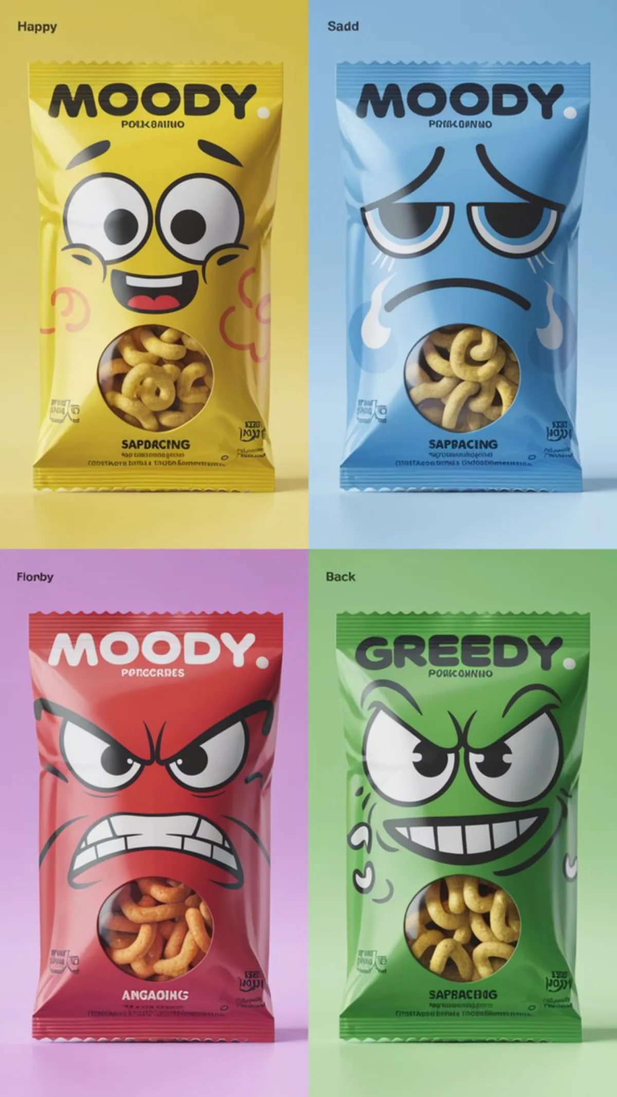 Moody Snack Packaging — Generative Engine Optimization by TML Agency
