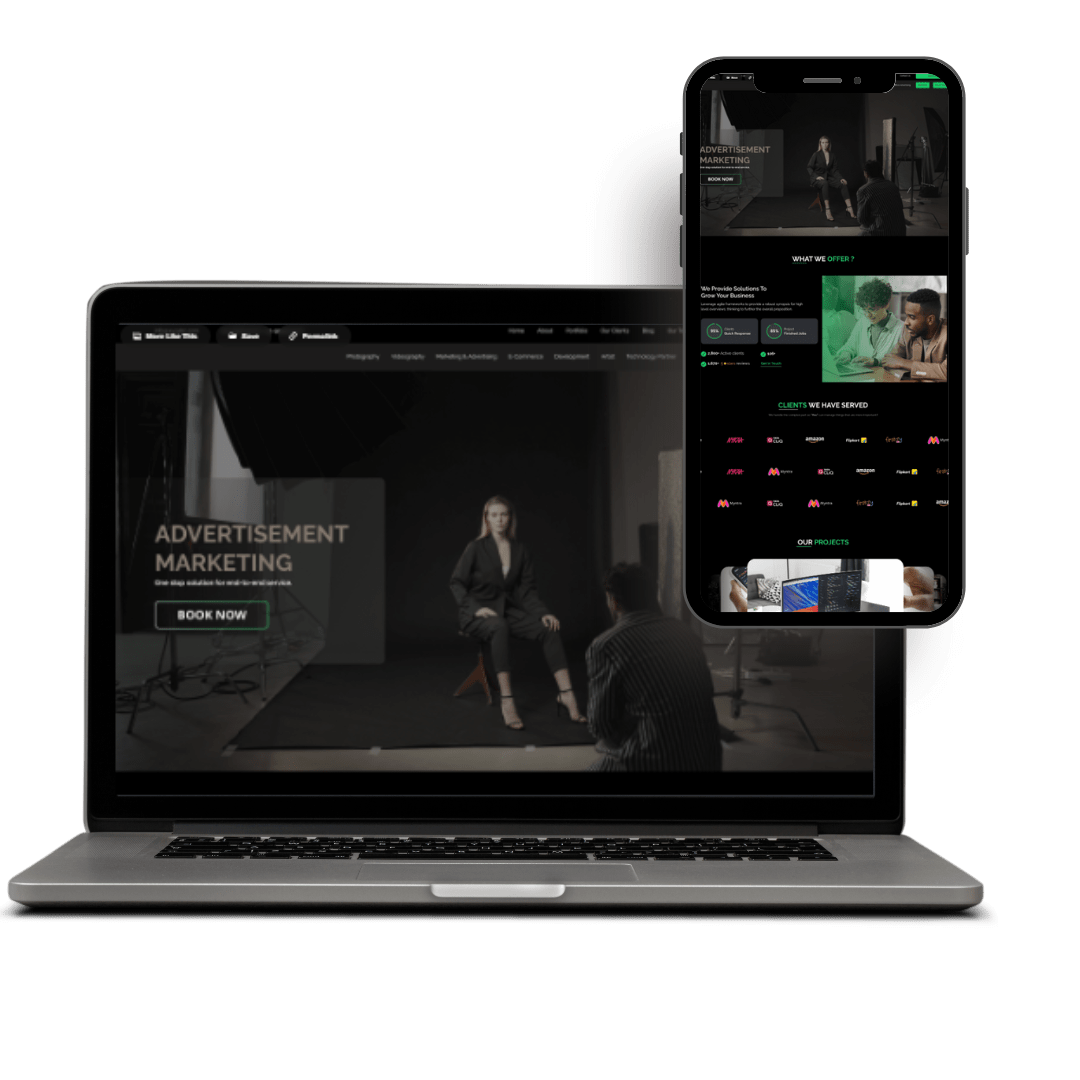 Advertisement Marketing - Web Design project by TML Agency